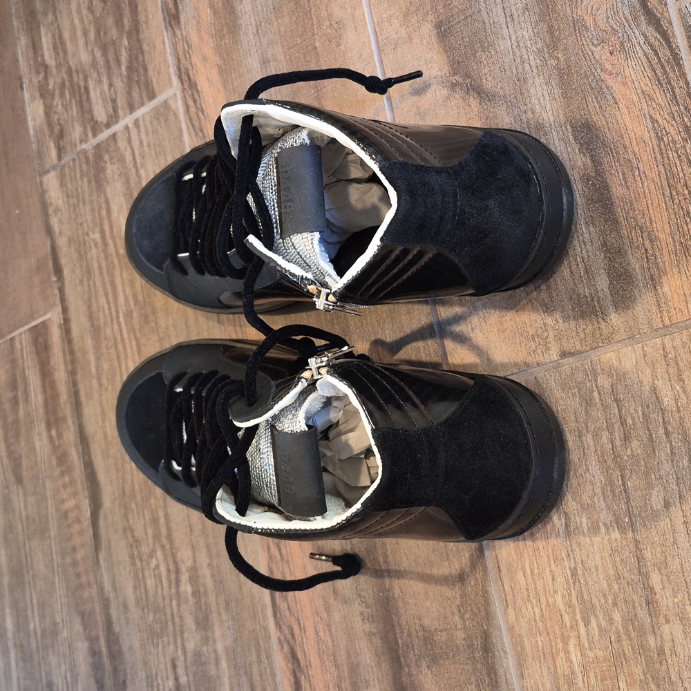 P448 F22 SKATE Leather Sneakers in Carbon, Size 40, Men's 7/7.5, Women's 9/9.5 - Picture 4 of 16